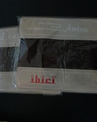Calza IBICI Ambra autoreggente 2 paia taglia L