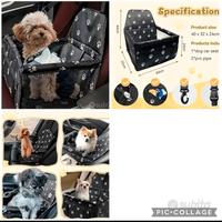 Seggiolino auto per cani