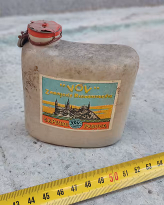 Bottiglia Fiaschetta Vintage Vov Pezziol Padova
