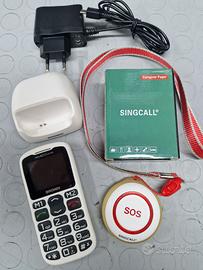 Cellulare + tasto SOS anziani