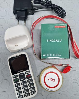 Cellulare + tasto SOS anziani