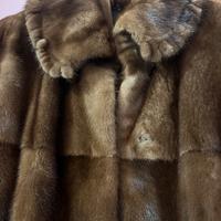 Cappotto in visone marrone