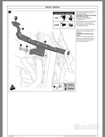 Staffa faretti ausiliari