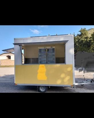Food truck carrello,autonegozio rimorchio