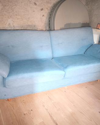 Divano letto 2 posti con materasso