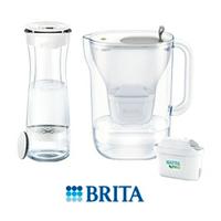 Nuovo Kit purificazione acqua Brita caraffa+bottig