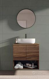 Mobile bagno sospeso 60 cm rovere