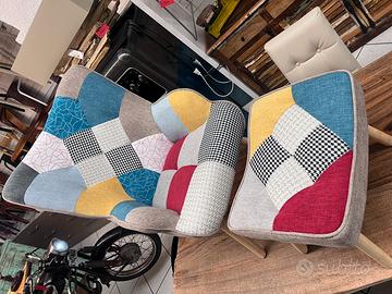 Nuove poltrone con pouff da diretto fabbrica