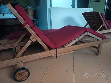 sdraio con materassino