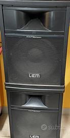 Casse LEM con amplificatore mix