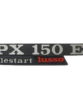 Targhetta cofano Vespa PX150E Elestart lusso