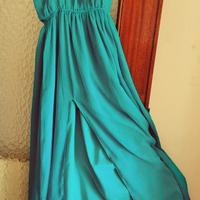 Calliope, vestito lungo con bretelline tg S