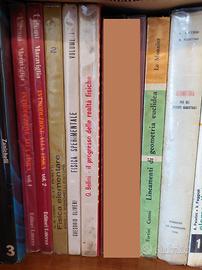 Libri aritmetica, geometria, fisica per superiori