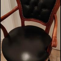 sedia ufficio in legno 