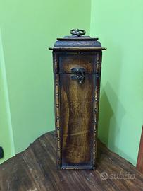 Porta alcool in legno