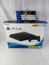 Console sony ps4 slim completa con scatola in cond