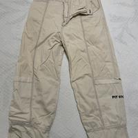 Pantaloni jeans larghi uomo Pit Stop hip hop beige