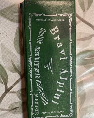 Armonica a bocca Vintage M. Hohner “ Bravi alpini”