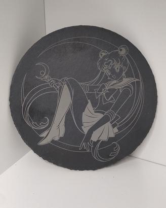 Piatto in Ardesia / Tagliere Sailor Moon (Decorati