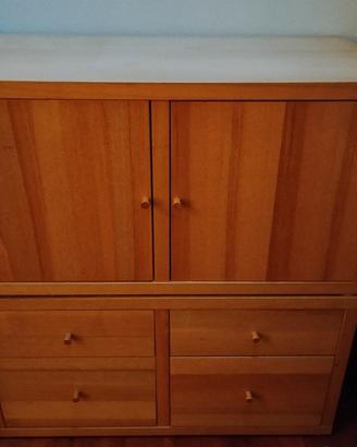 Moduli Ikea legno naturale 40x80 profondità 40cm