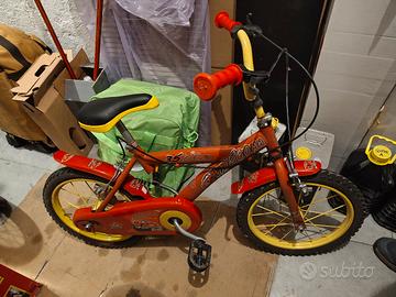 bici bambino Cars 5 anni