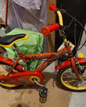 bici bambino Cars 5 anni