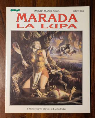 Marada la Lupa Marvel Graphic Novel Comic Art 1992