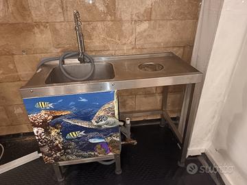 Lavello Vasca sinistra professionale usato 