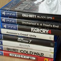Lotto giochi PS4 (4 titoli)