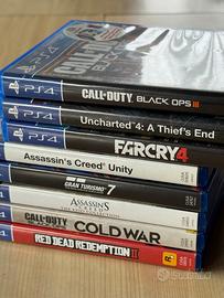 Lotto giochi PS4 (4 titoli)