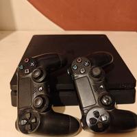 PlayStation 4 Slim 1TB + 2 Controller -Trattabile