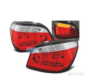FANALI BMW E60 03-07 ROSSO BIANCO LED