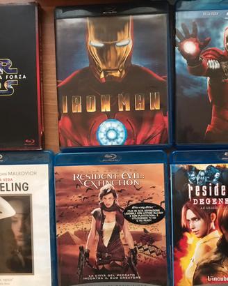 Blu ray vari iron man resident evil star wars