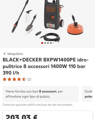 Idropulitrice Black+Decker