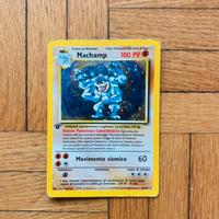 Pokémon Machamp Holo Rare prima edizione