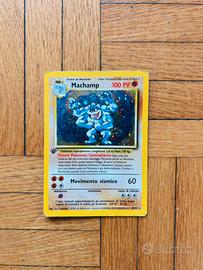 Pokémon Machamp Holo Rare prima edizione