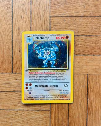 Pokémon Machamp Holo Rare prima edizione
