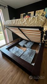 Letto matrimoniale contenitore