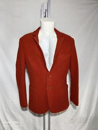 Giacca uomo lana cotta color ruggine tg. M