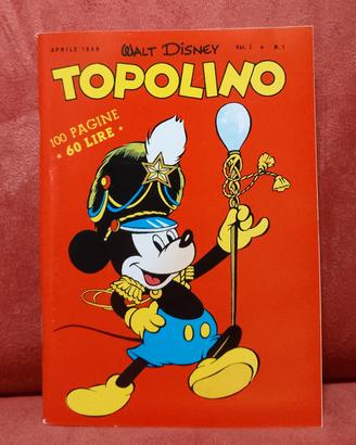 Ristampa Topolino n 1 Aprile 1949 realizzata 2002