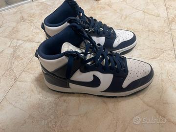 SCARPA NIKE DUNK BIANCA E BLU