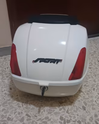 bauletto vespa gts bianco 