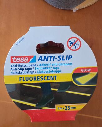Tesa Nastro antiscivolo fluorescente  5m x 25mm