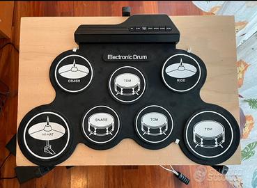 batteria digitale bambino con supporto 