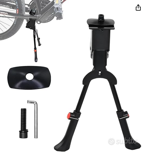 Cavalletto Kickstand Classico Per Bicicletta – Campanello Bell Opera In Rosa