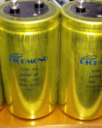 condensatori 22000uf 100volt  richmond