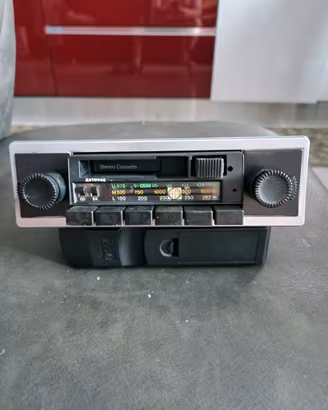 Autoradio epoca originale alfa romeo anni 70 logo