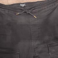 PANTALONE LARGE A TASCONI NERO ALCOTT