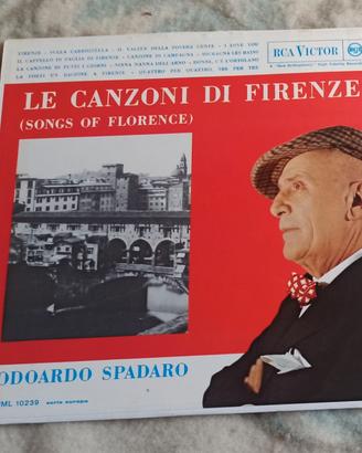Vinile Le Canzoni di Firenze di Odoardo Spadaro 33