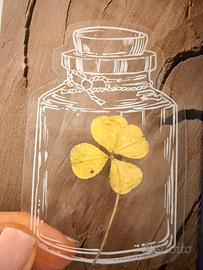 Segnalibri quadrifoglio porta fortuna